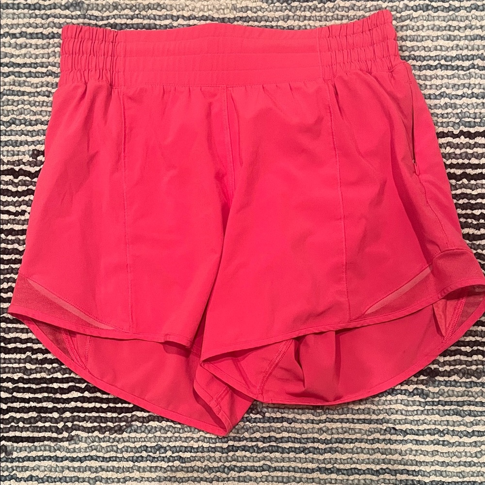lululemon athletica Hot Pink Athletic Running Shorts